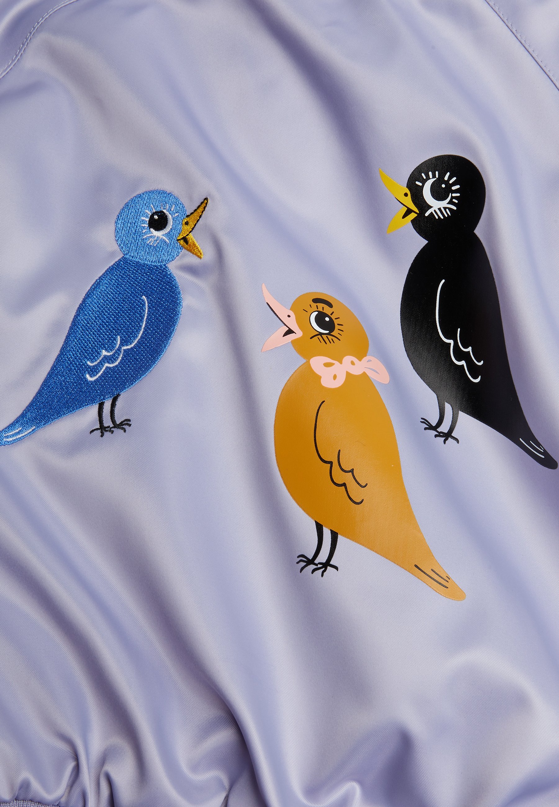 Mini Rodini BIRDS VESTE DE BASEBALL LÉGÈRE UNISEXE - Blouson bomber - violet