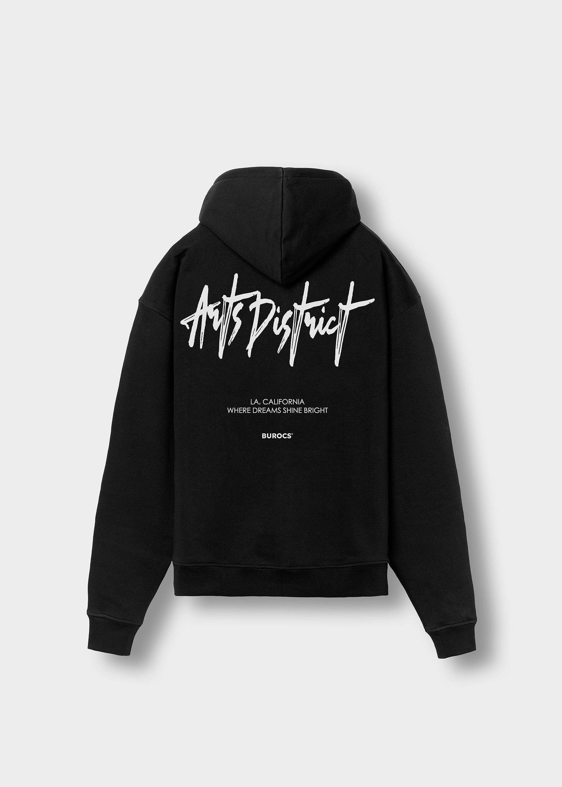 Burocs ART DISTRICT ZIP - Sweat-shirt zippé - noir