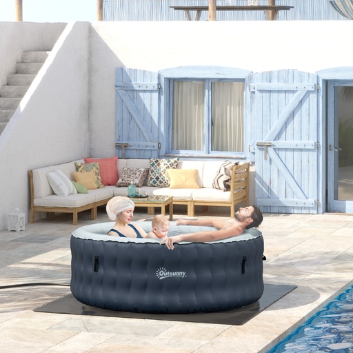 Uppblåsbart spa med Outsunny-funktion 848-046v92nu