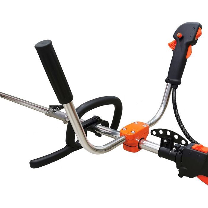 GT GARDEN - Multifonction thermique 4 en 1 avec guidon : tronçonneuse - débroussailleuse - taille-haies et rallonge