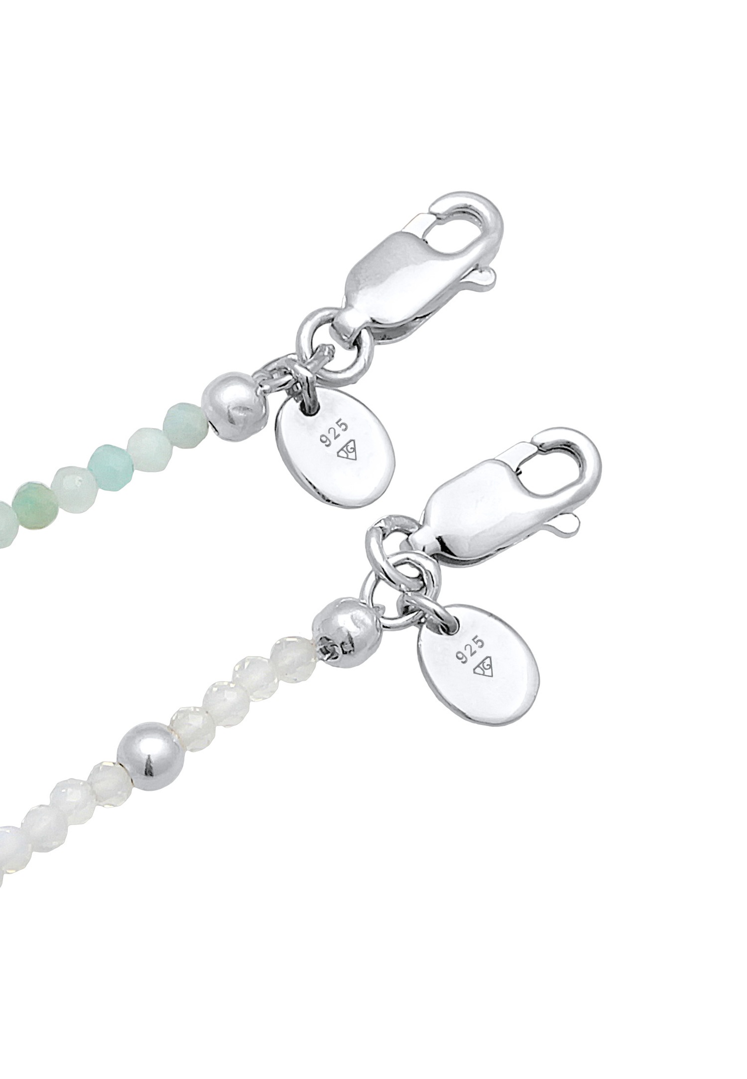 Elli PREMIUM Elli PREMIUM Bracelet Femmes set perles avec pierre de lune et perle d'eau douce de culture en argent sterling 925