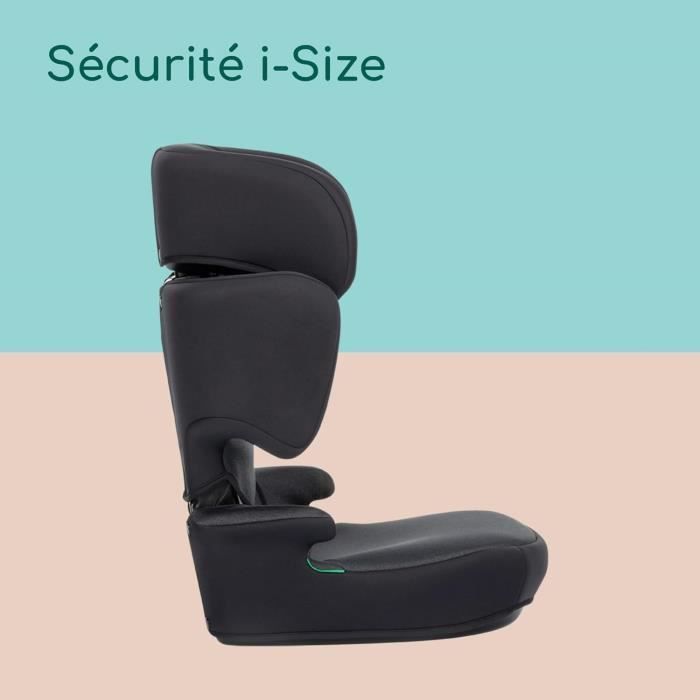 Seggiolino auto BEBECONFORT ROAD SAFE, compatibile con i-Size, gruppo 2/3, rialzo, da 3,5 a 10/12 anni, 100-150 cm, 15-36 kg, NERO TINTEGGIATO