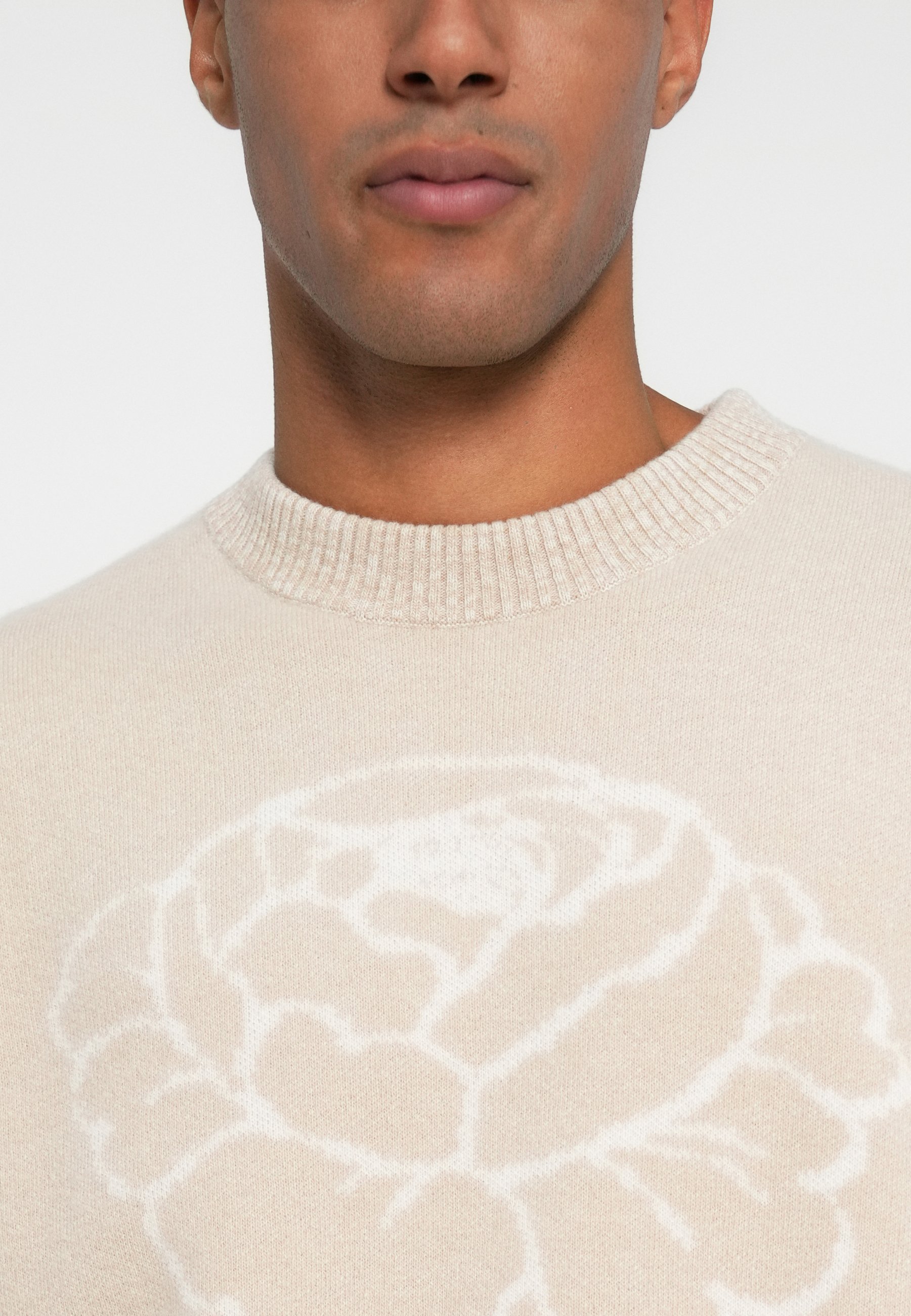 Marimekko ROSES WEDDING ROSE UNISEX - Trui - beige/gebroken wit
