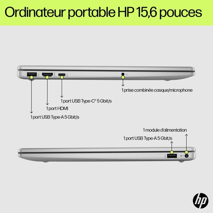 HP 15-fd0101nf Laptop PC - Windows 11 - 15,6