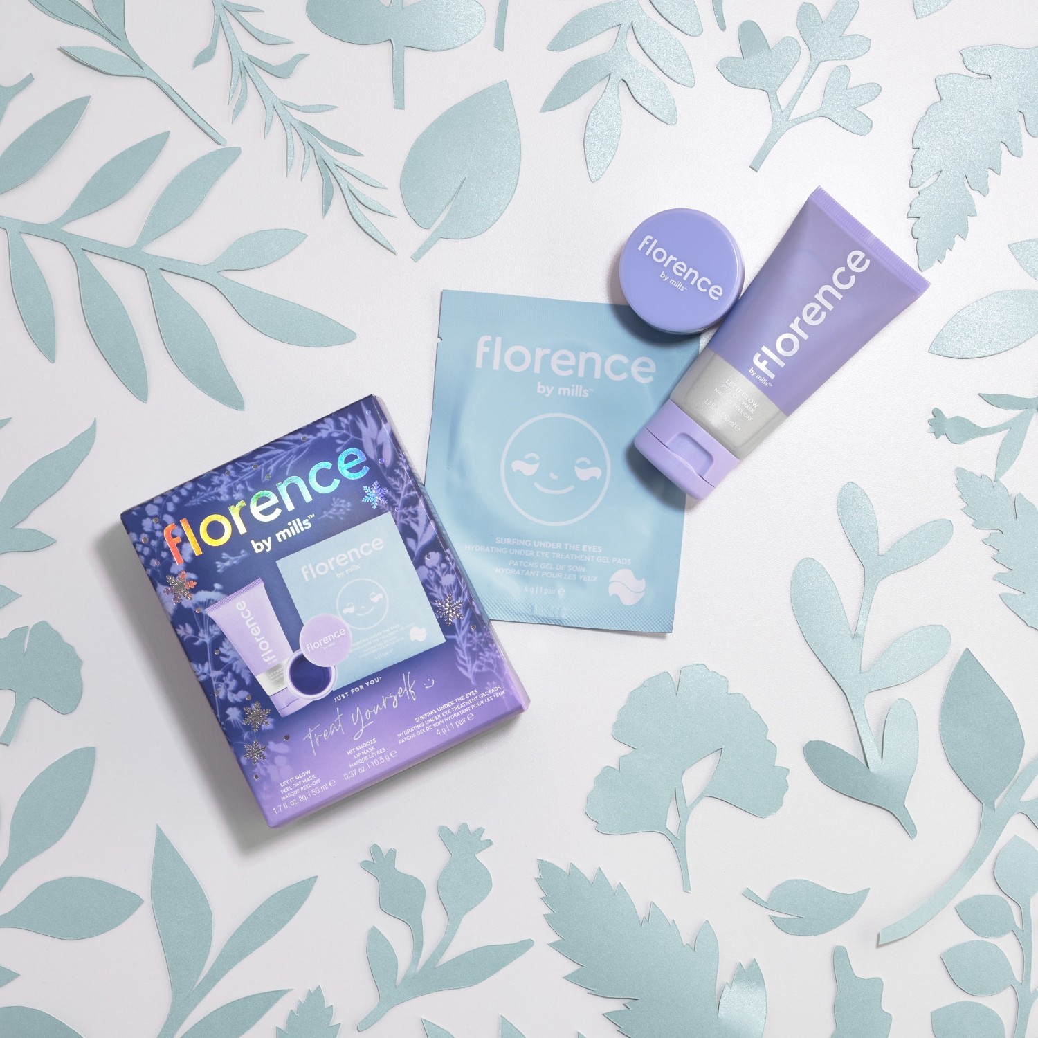 Set za njegu lica Florence by Mills – Samo za vas: Razmazite se – 1 komad