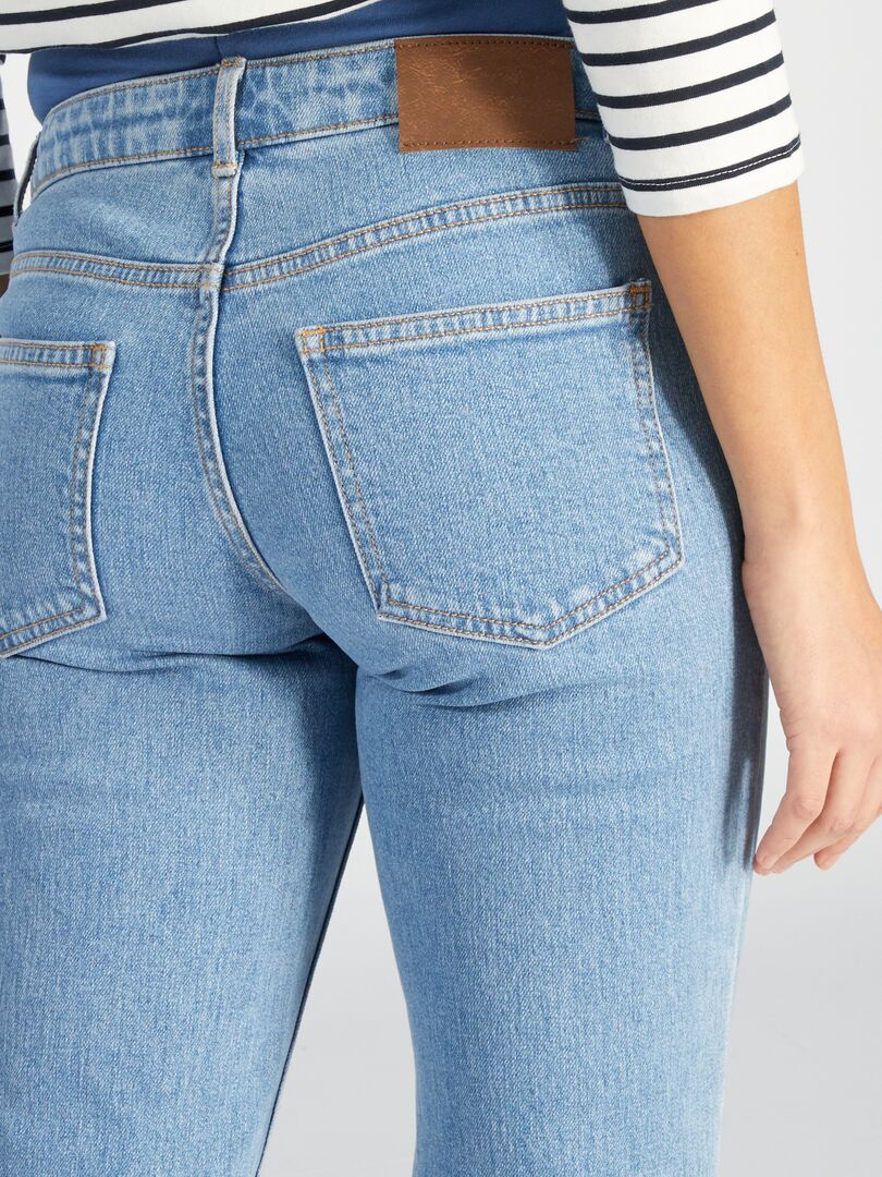 Uitlopende zwangerschapsjeans - BLAUW
