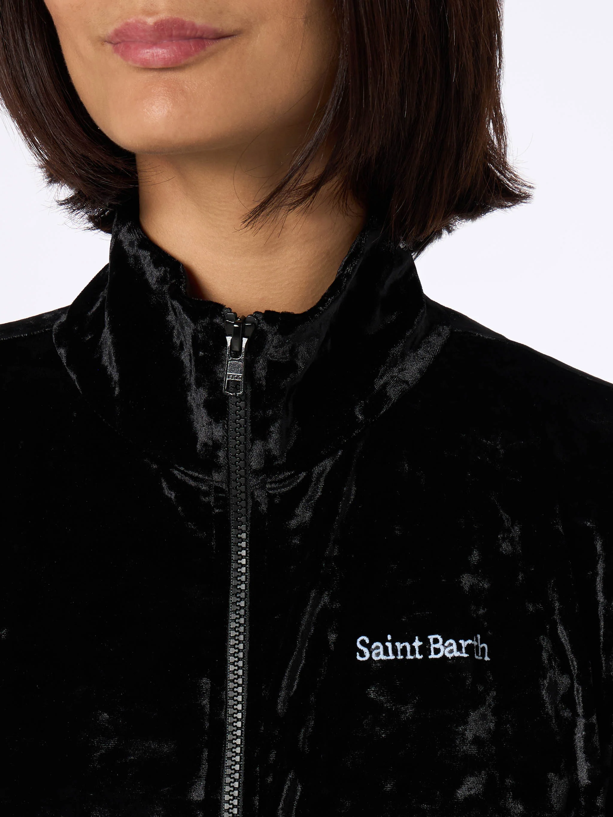 Sudadera de mujer Miriam en chenilla negra