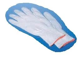 FARMAC-ZABBAN Weiße Baumwollhandschuhe, Beutel 8,5