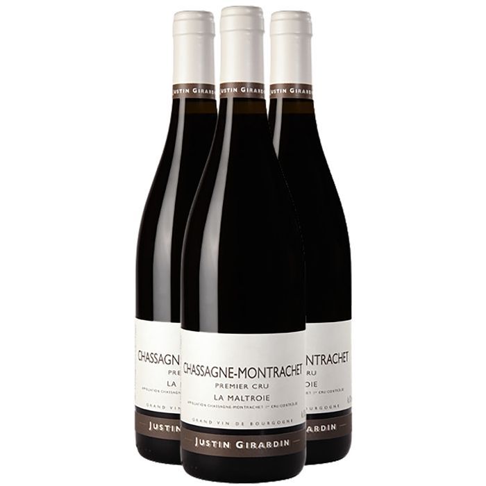 Justin Girardin Chassagne-Montrachet 1er Cru Clos Saint-Jean 2019 - Grand Vin Rouge de Bourgogne (3x75cl) Ecológico
