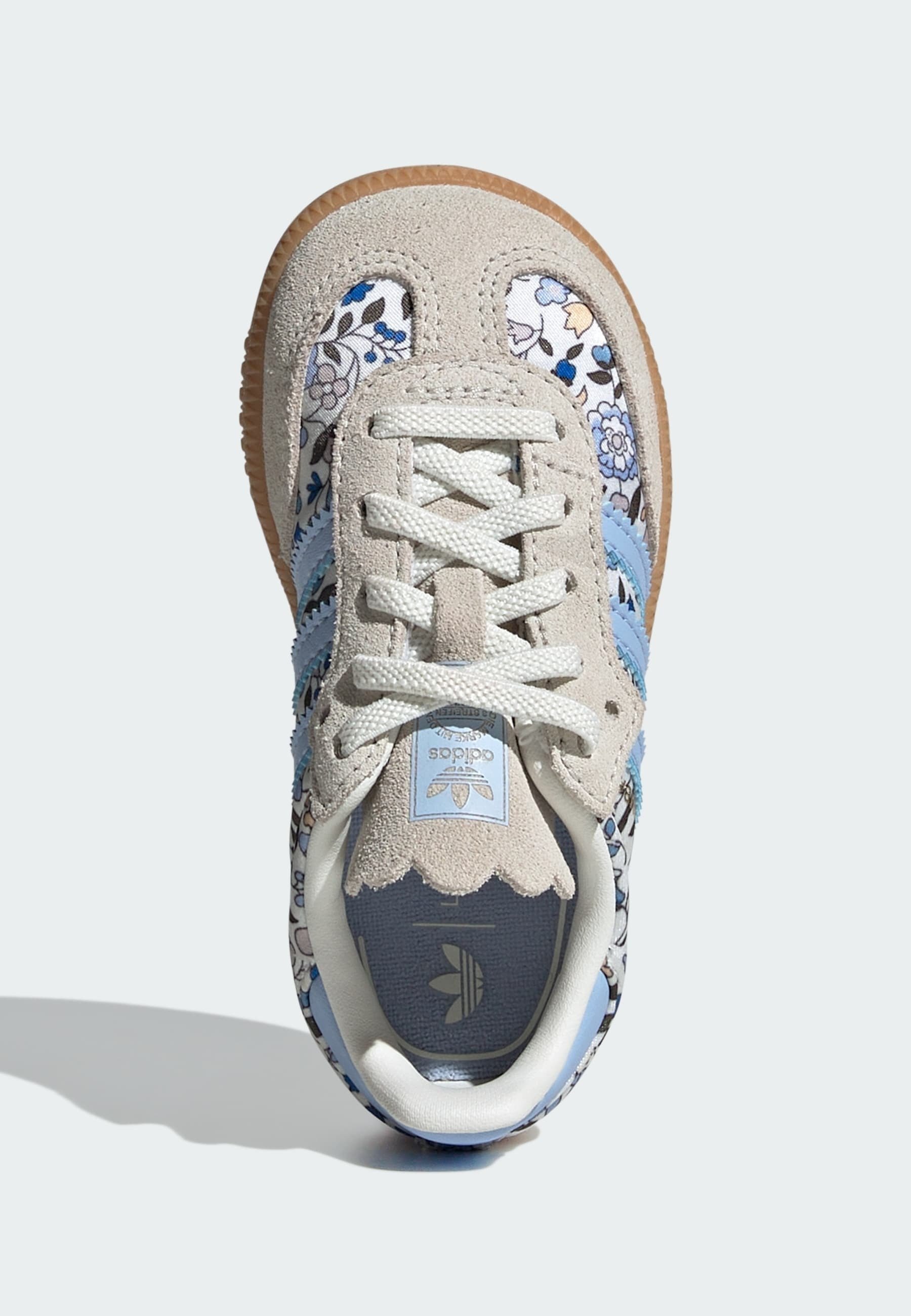 adidas Originals babyschoenen - blauw off white gum