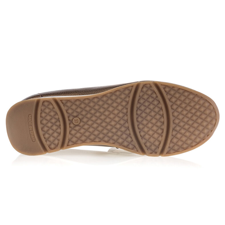 Mocasines/zapatos náuticos amarillos para mujer