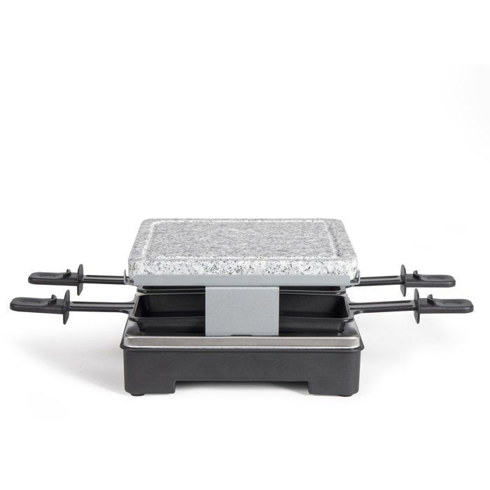 Raclette Grill - LIVOO - DOC242 - 4 personas - 600 W - Bandeja de granito extraíble