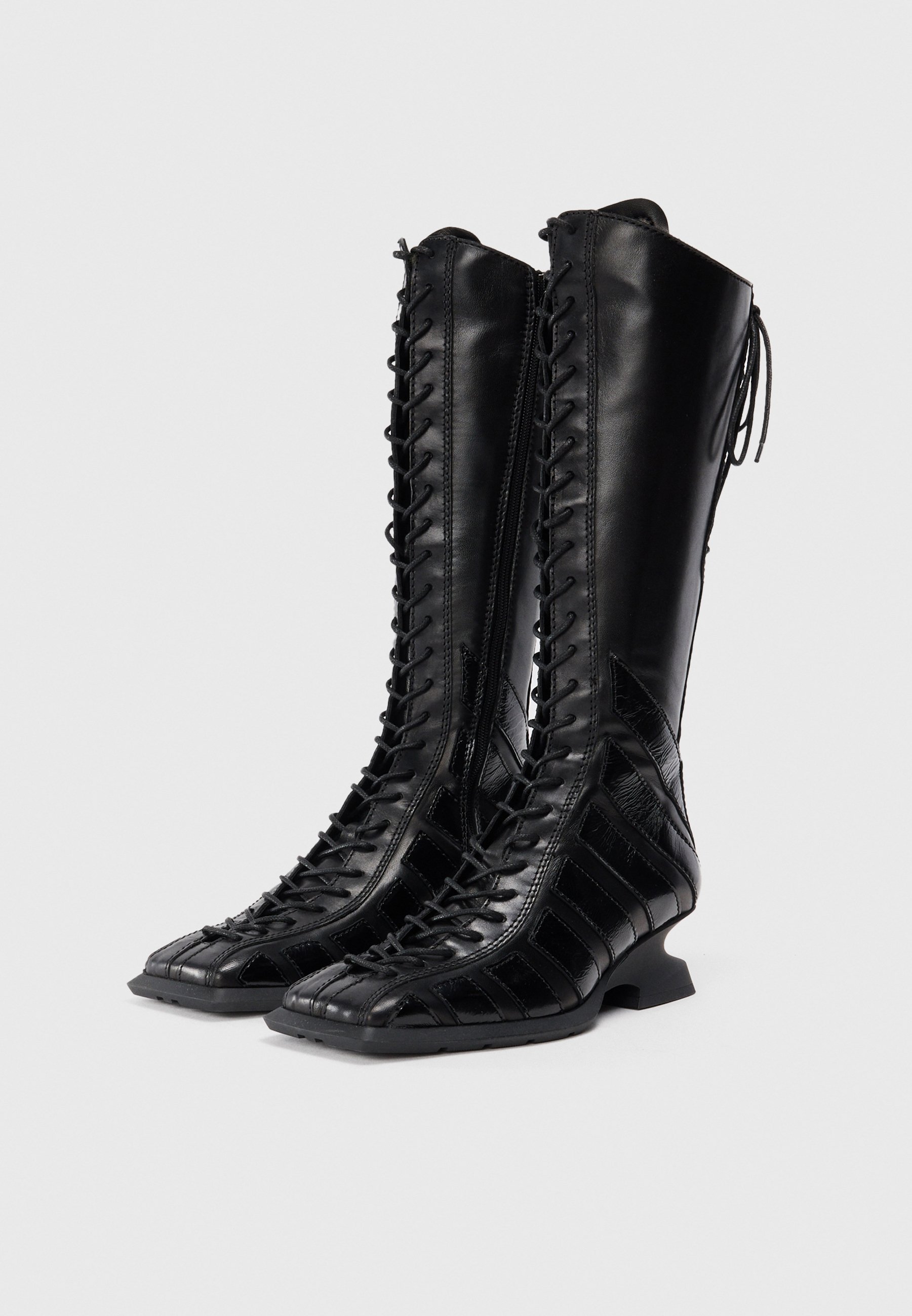 MIISTA NELLY - Bottines à lacets - noires