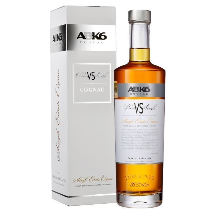 Cognac ABK6 VS - Botella de 70 cl, 40% vol., estuche individual