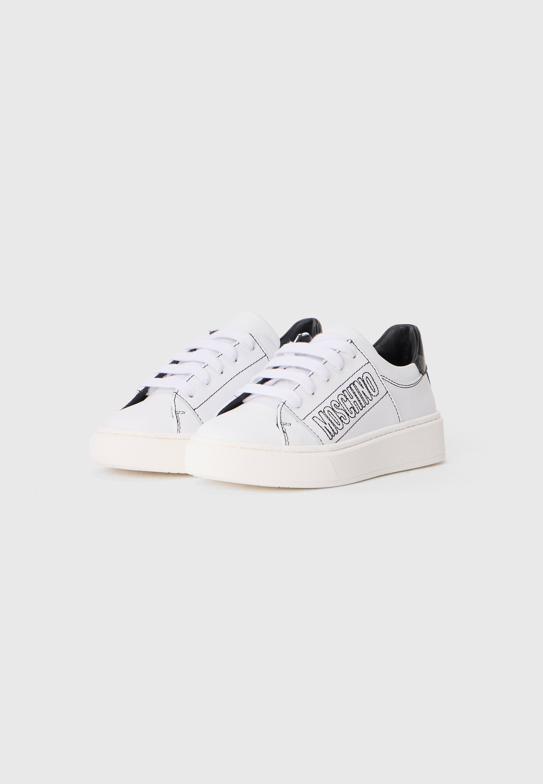 MOSCHINO UNISEX - Scarpe da ginnastica - bianco/nero