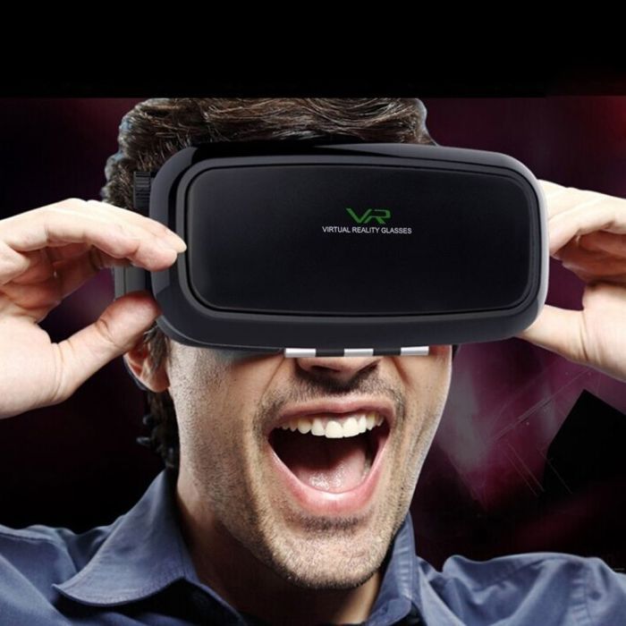 Virtual-Reality-Headset – YONIS – Kompatibel mit Android/iOS – 3,5 bis 6,0 Zoll – Schwarz