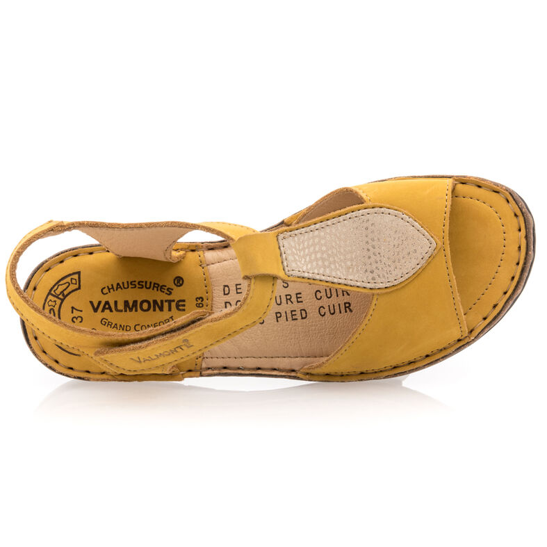 Gelbe Damen-Komfortschuhe