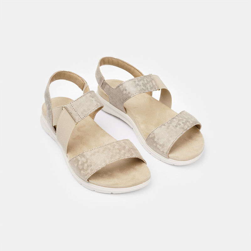 Damsandaler i nubuck