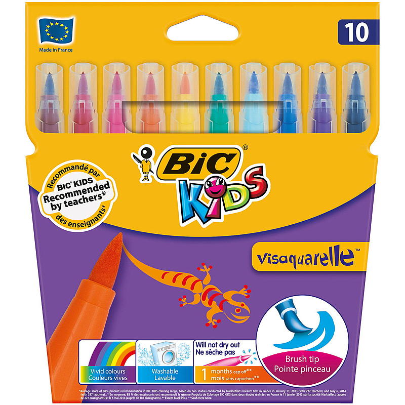 BIC Marker 10er-Packung Kindervisum Aquarell BIC