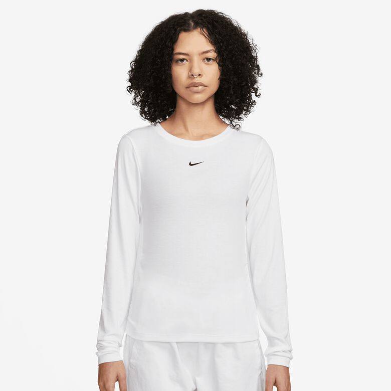 Sportswear Essential Rib Langarm-Crop-Top
