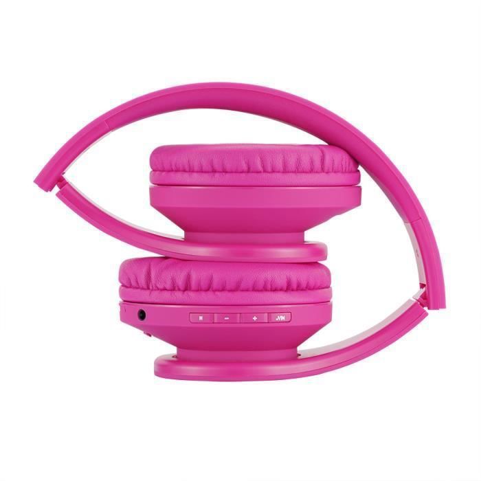 Kinderkoptelefoon - PowerLocus - P2 - Opvouwbaar - Bluetooth - Roze