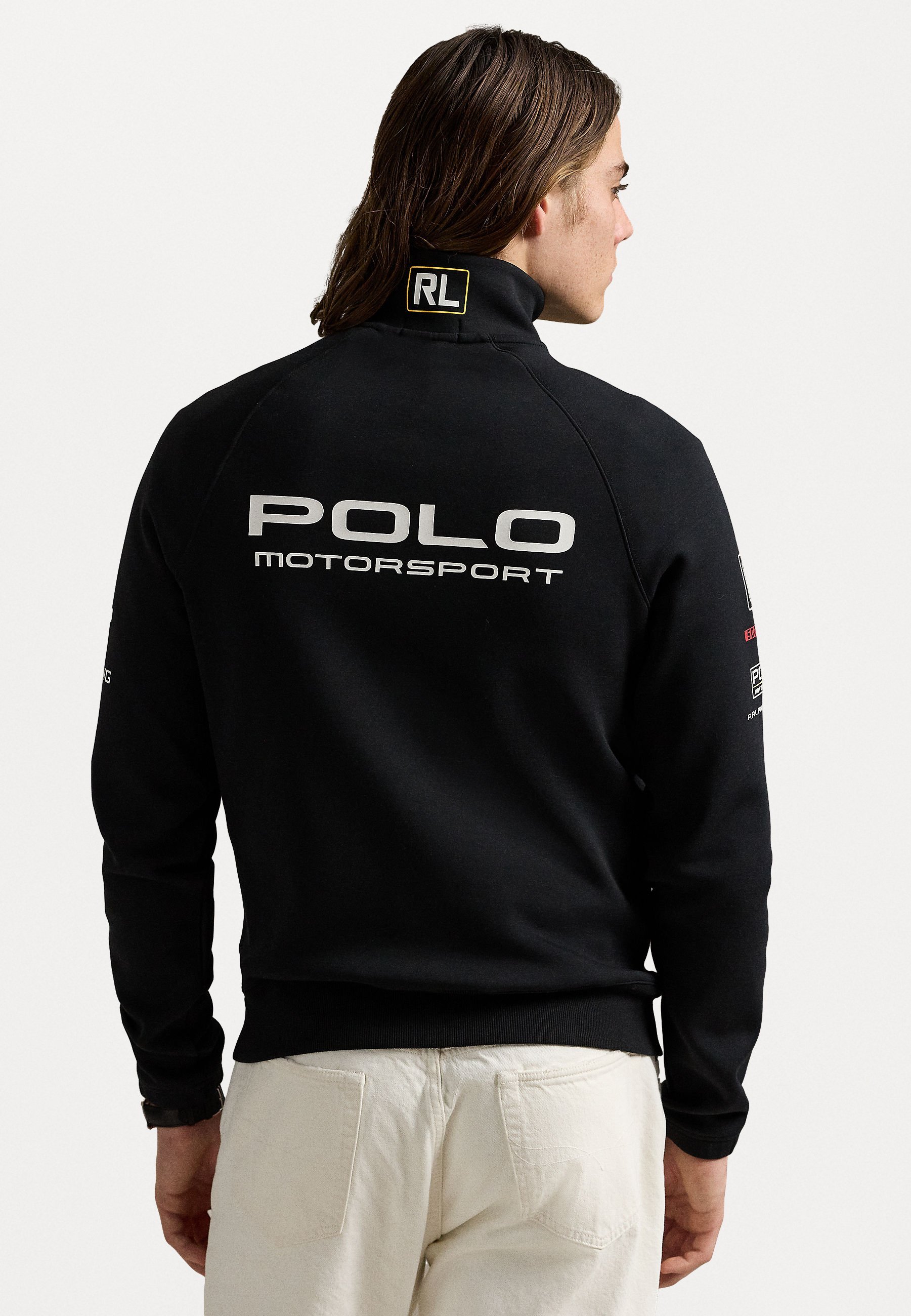 Polo Ralph Lauren Stretch Double Knit Trainingsjack - Trainingsjack - zwart