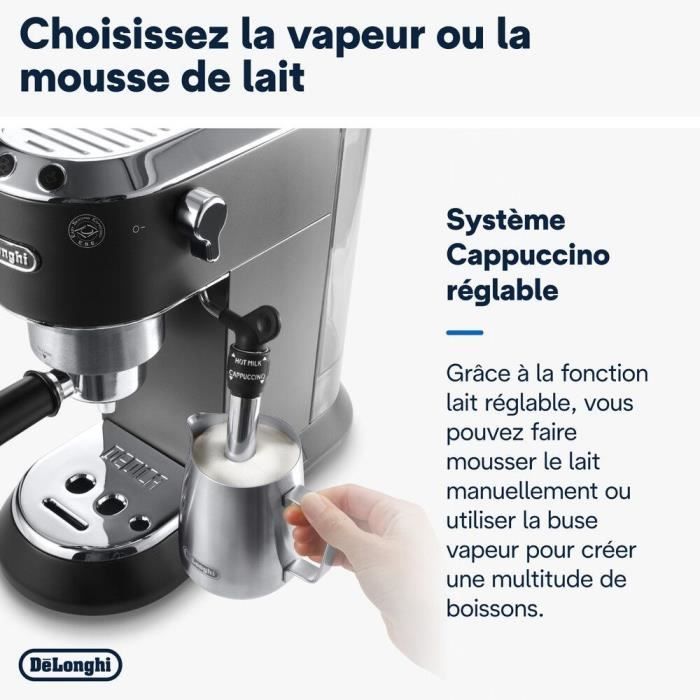 Cafetera espresso manual - De'Longhi - Dedica Style - EC685.BK - Negra