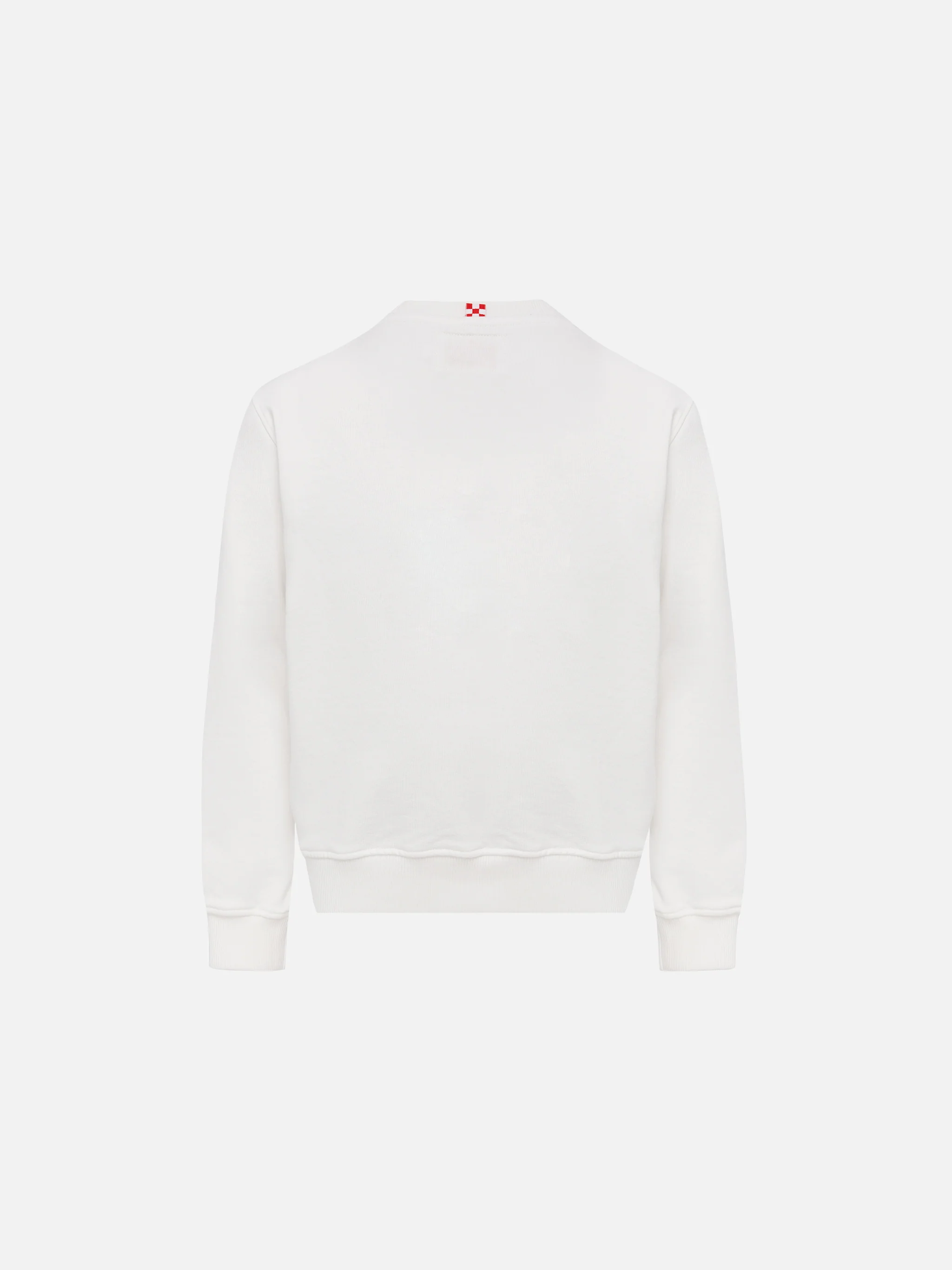 Bobby-sweatshirt met St. Barth-print en geborduurde krab-applicatie in maat S.