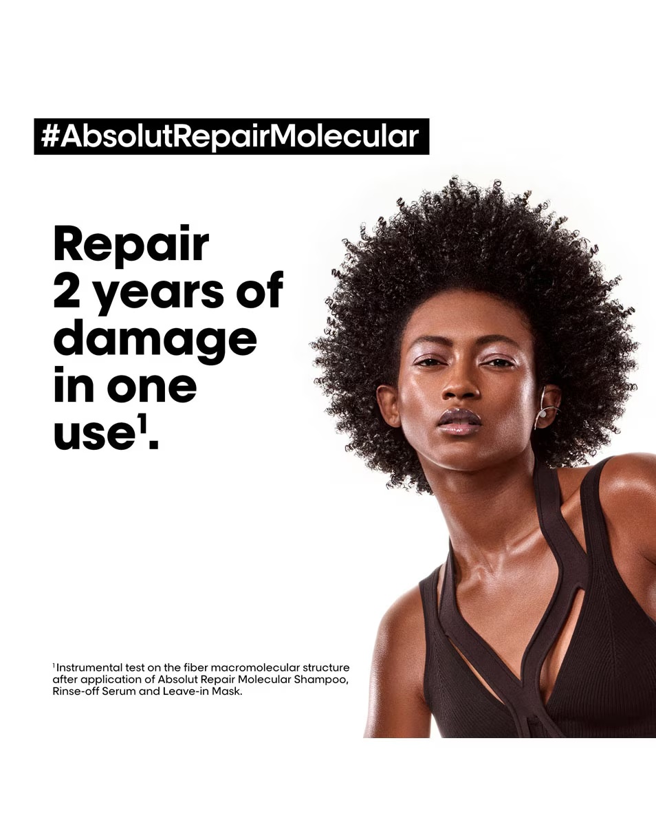 Șampon molecular L'ORÉAL PROFESSIONNEL Absolut Repair pentru toate tipurile de păr deteriorat