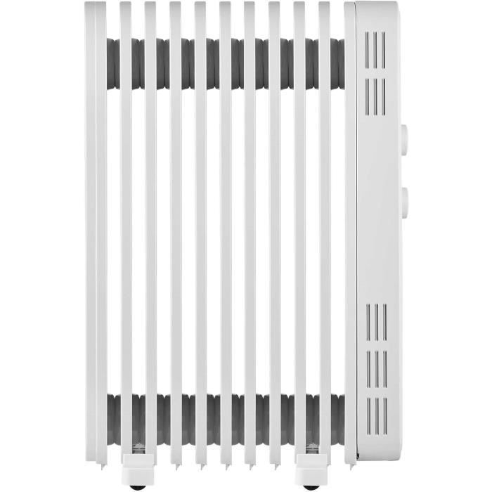 Radiador elétrico a óleo - SENCOR - SOH 3411WH - 2300 W - 2 botões - Branco