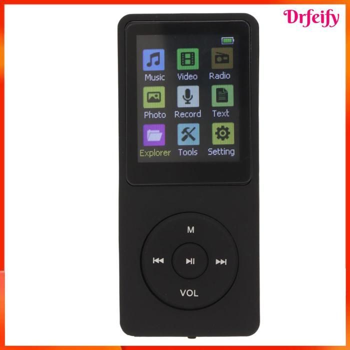 Lettore musicale - AKOZON - MP4 - LCD da 1,8 pollici - Supporta 64 GB - Qualità audio senza perdita di dati
