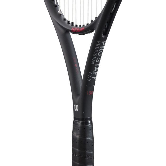 Raqueta de tenis - WILSON - Pro Staff Precision 100 - Negra - Empuñadura 2 - Adulto
