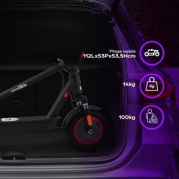 Opvouwbare elektrische scooter - URBANGLIDE RIDE - 100 MAX 2 - 350W - 10