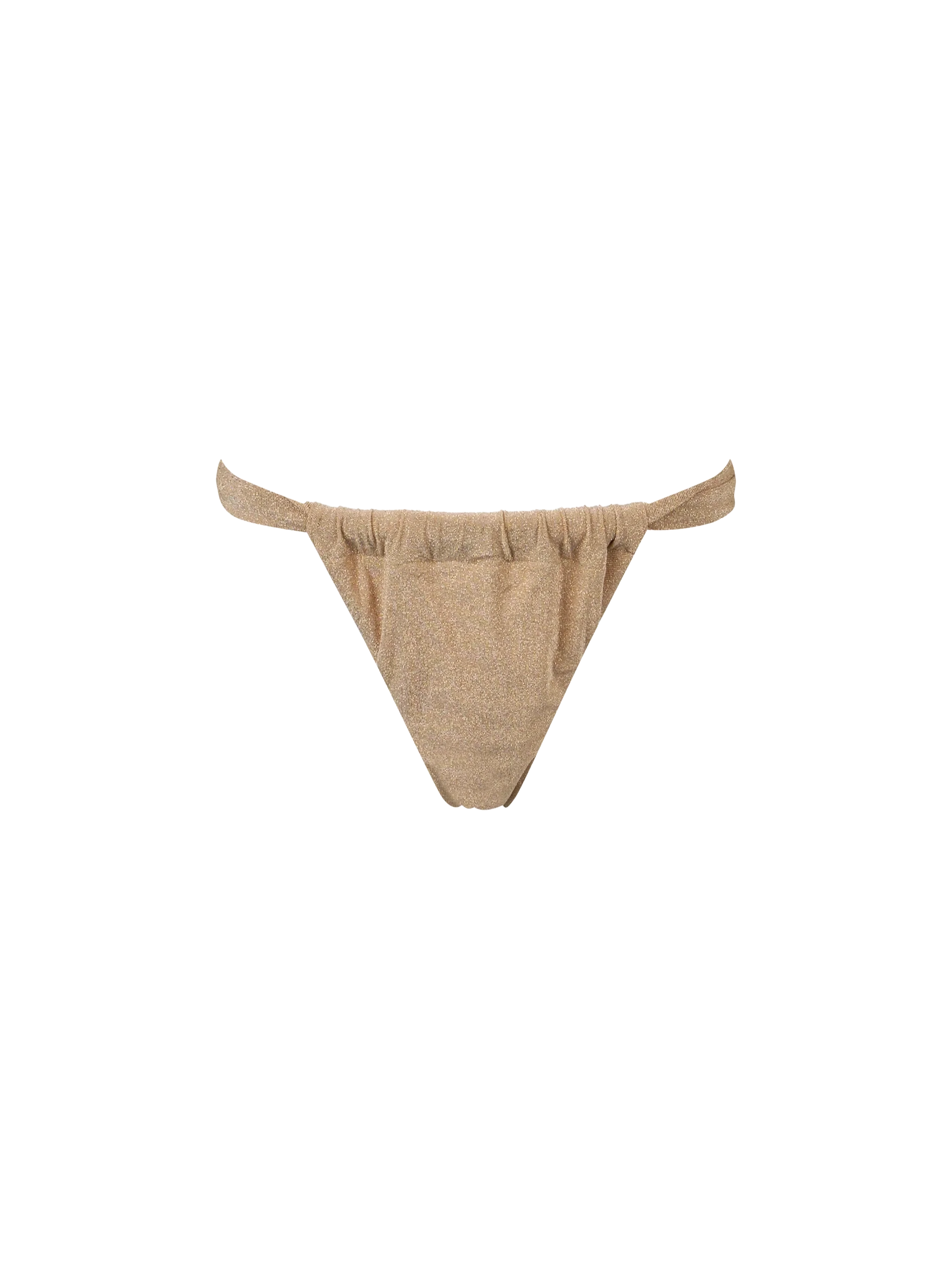 Braguita de baño de corte alto con lúrex dorado para mujer de Noelle
