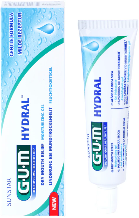 GUM Hydral Feuchtigkeitsgel für Zähne, Zunge und Zahnfleisch