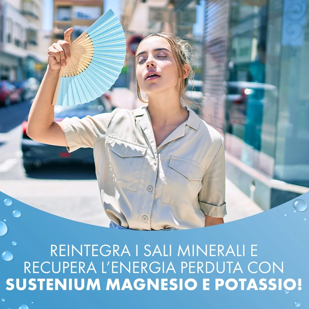 SUSTENIUM Sustenium Magnesium en Kalium 28 sachets tegen vermoeidheid en uitputting