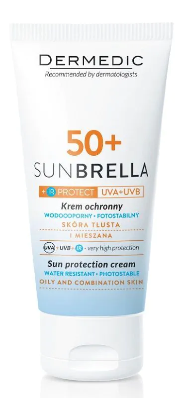 Dermedic Sunbrella Krem do twarzy do skóry tłustej i mieszanejSPF50+