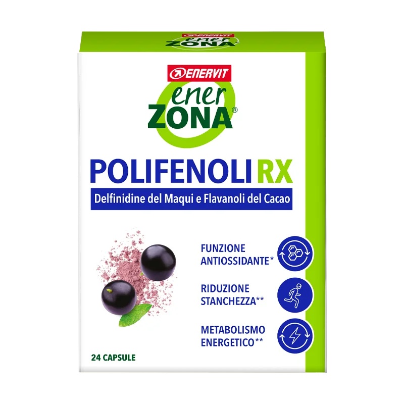 ENERVIT Enerzona Polyphenols Rx 24 antioxidant capsules