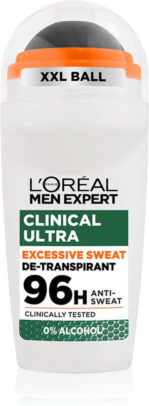Antitranspirante roll-on L'Oréal Paris Men Expert Clinical Ultra