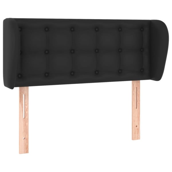 Wezgłowie Czarny 83 x 23 x 78/88 cm Sztuczna skóra vidaXL