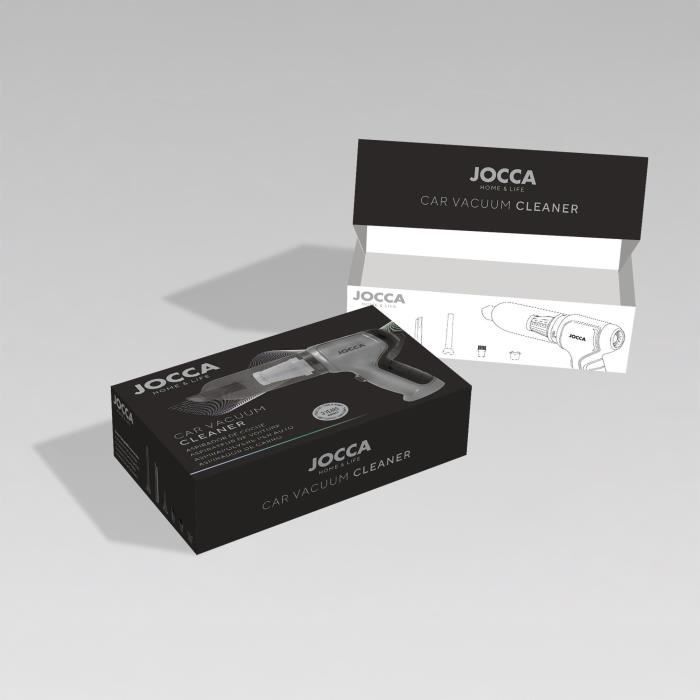 Aspiradora para coche - JOCCA - 2000 mAh - 2 velocidades - Gris