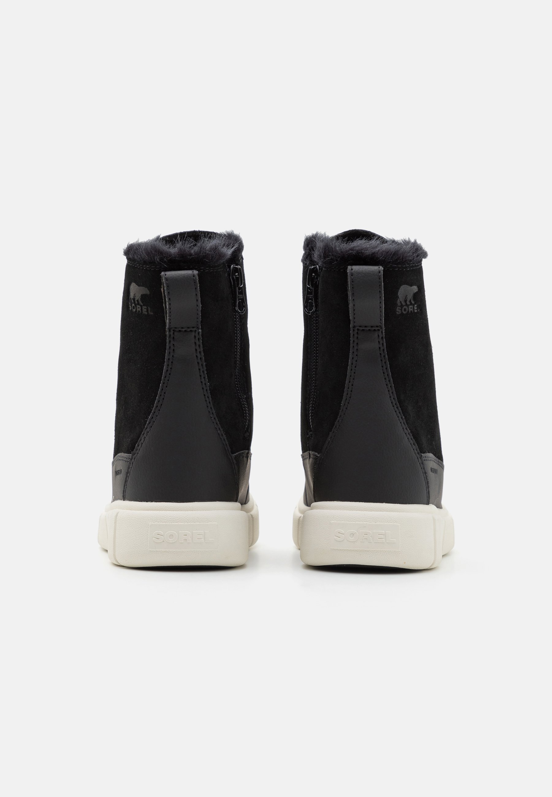 Sorel YOUTH EXPLORER UNISEX - Winterlaarzen - zwart/zeezout