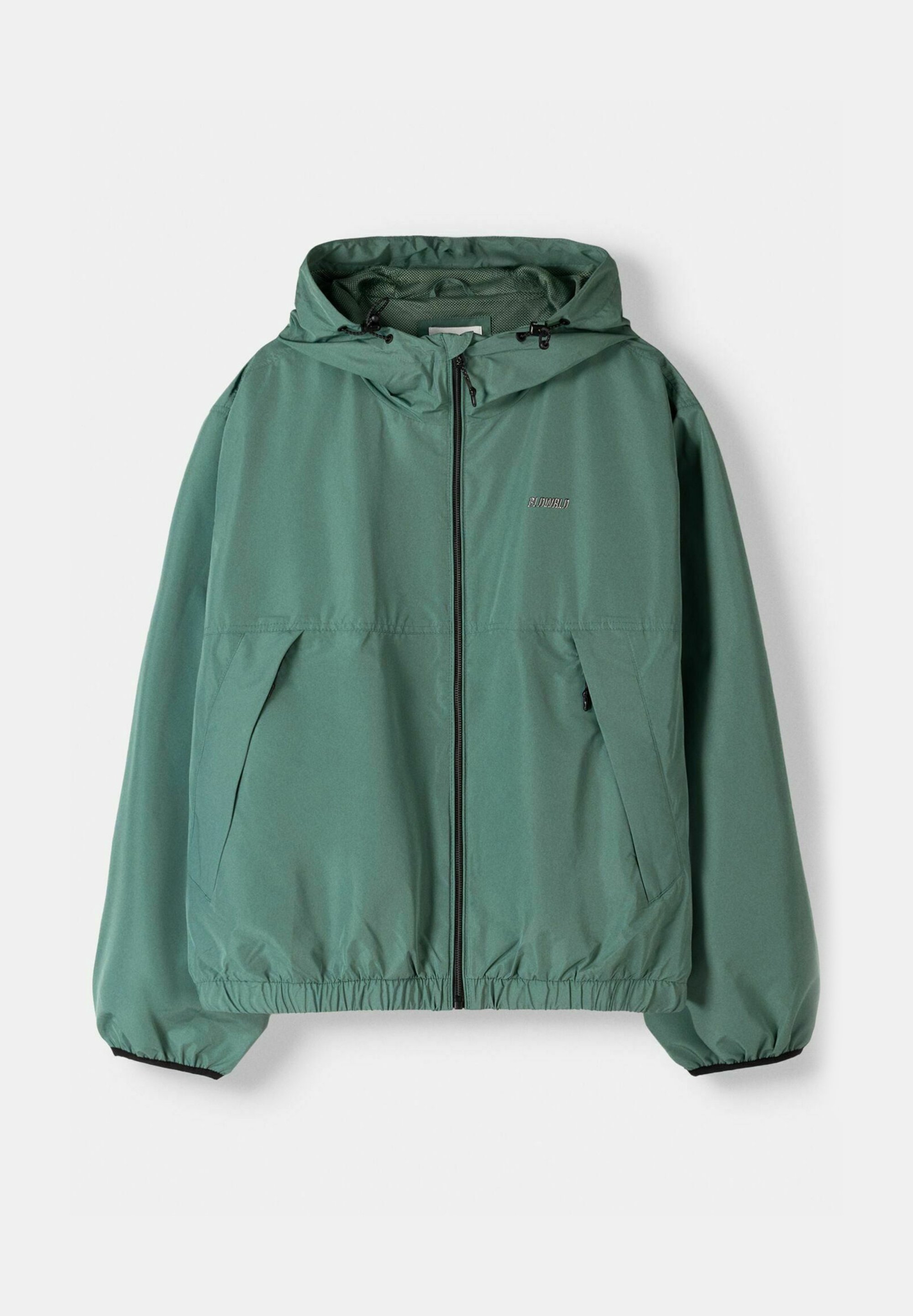 Bershka Light jas - donkergroen