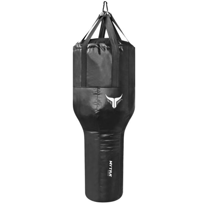 Mytra Fusion Uppercut Boxsack – Leerer T-förmiger Boxsack – Kampfsport, Kickboxen – Schwarz