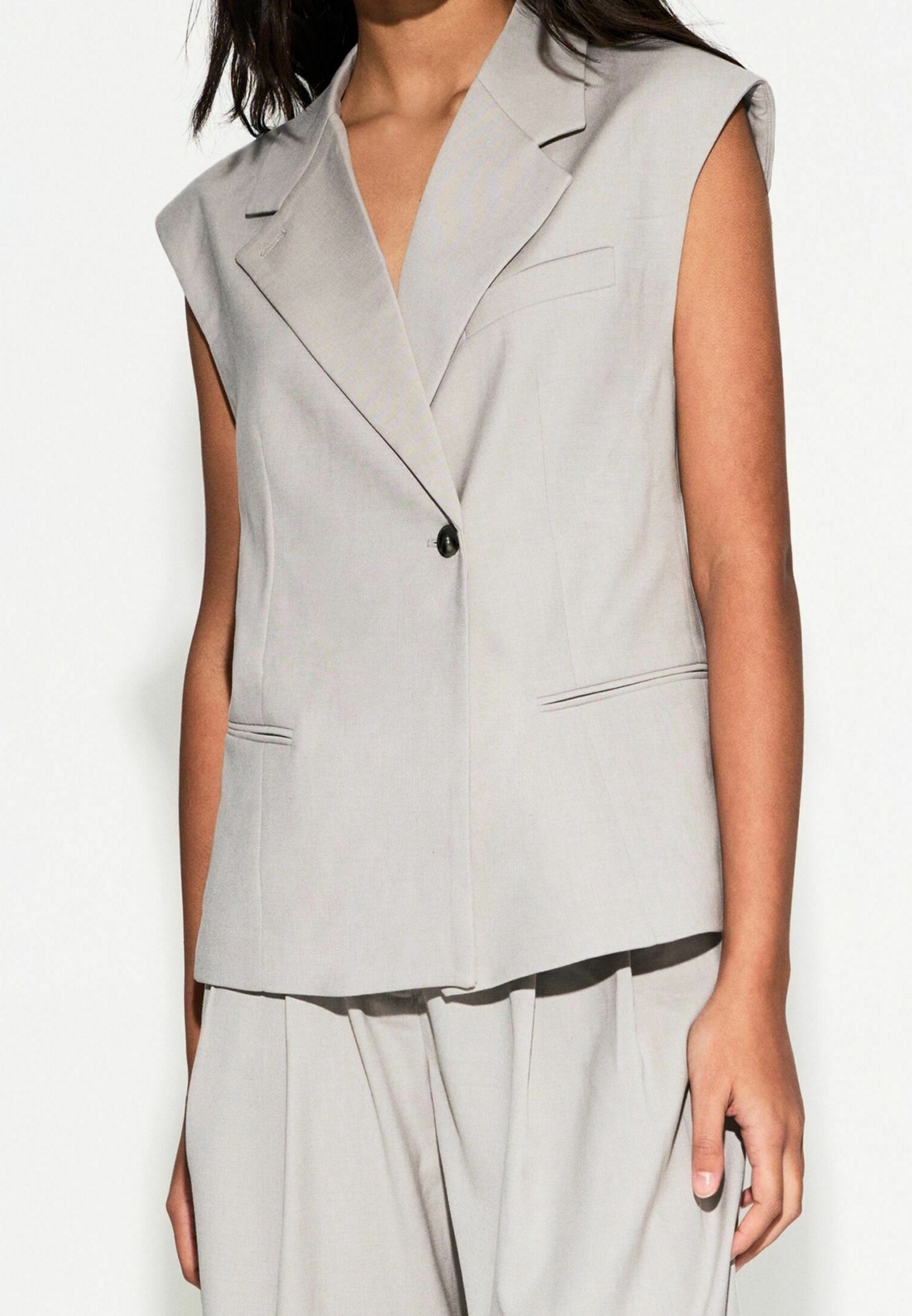 Gilet Bershka - grigio scuro