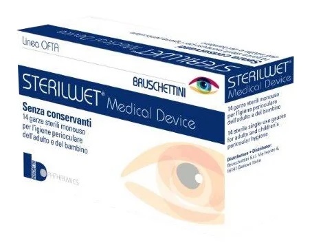 Steriel ooggaas BRUSCHETTINI Sterilwet 14 stuks