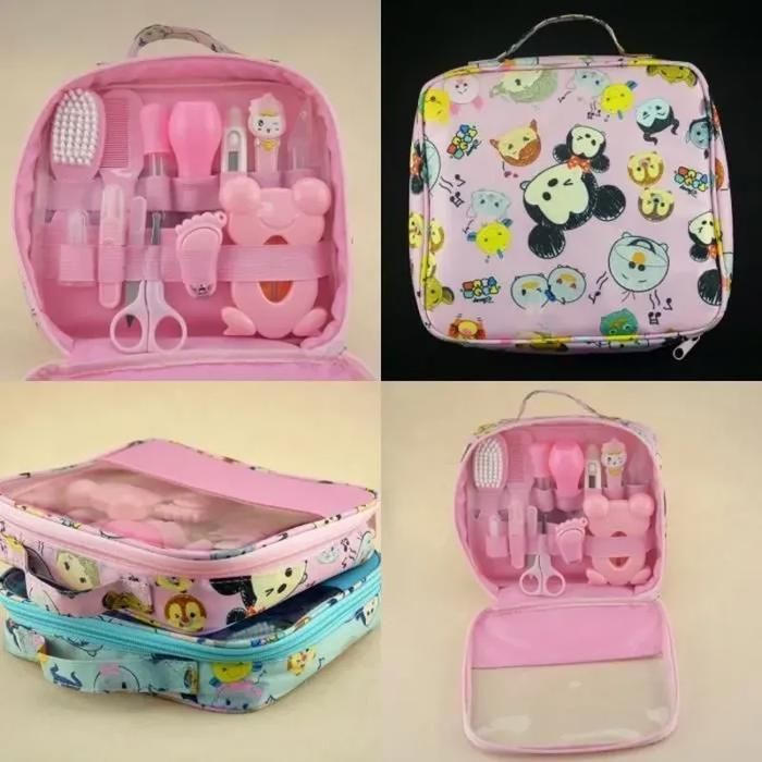 Trousse de Soin et Santé Pour Bébé Essentiel de Toilette - Rose