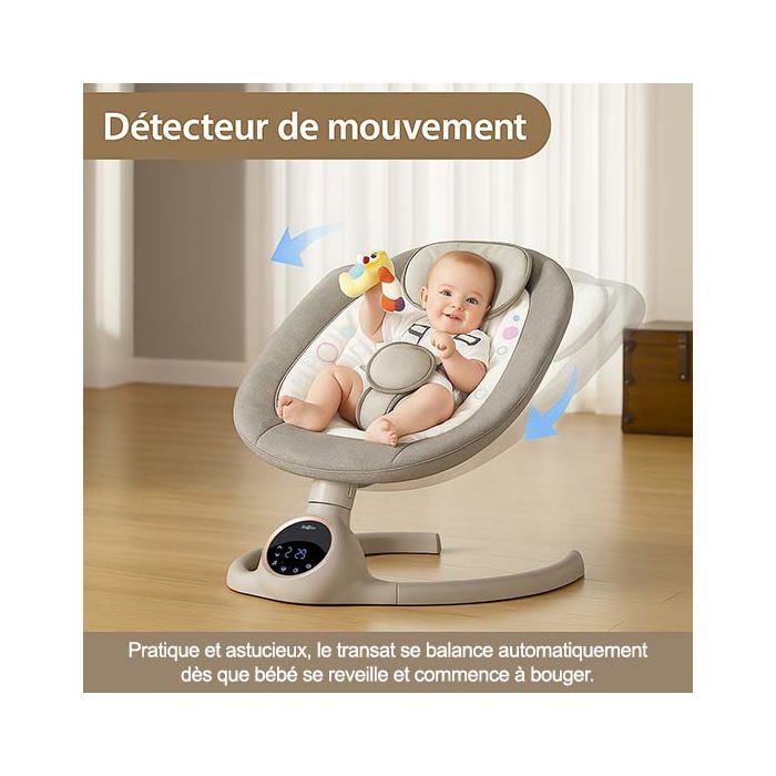 Balancelle bébé /transat électrique ALPHA bleu