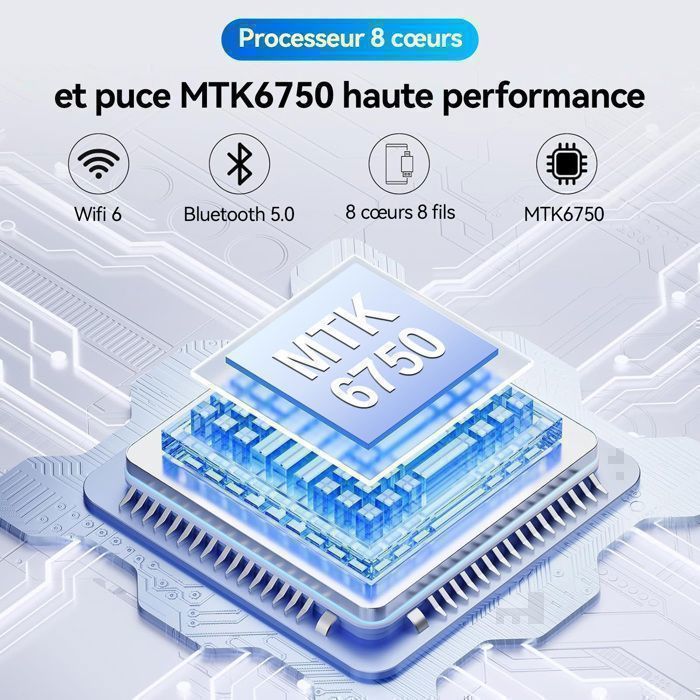 Tablette tactile - Android 15 - 10,1