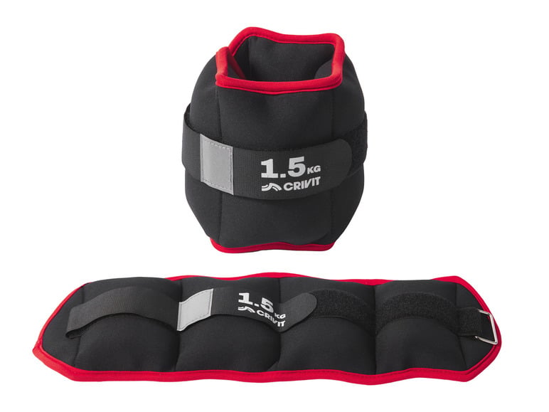 Manșete de greutate CRIVIT, 1,5 kg, set de 2